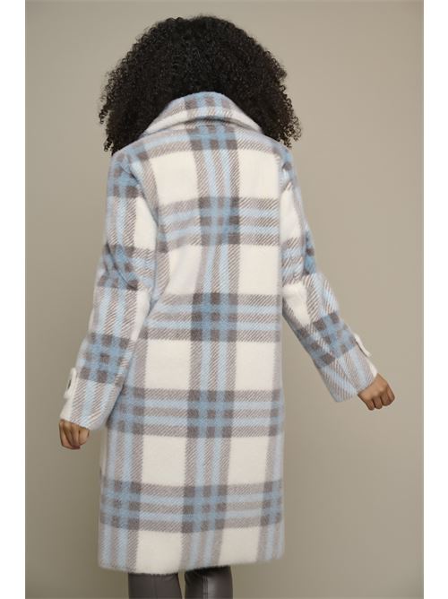 cappotto stampa quadri RINO & PELLE | RAKIA.7002310BLUE CHECKED